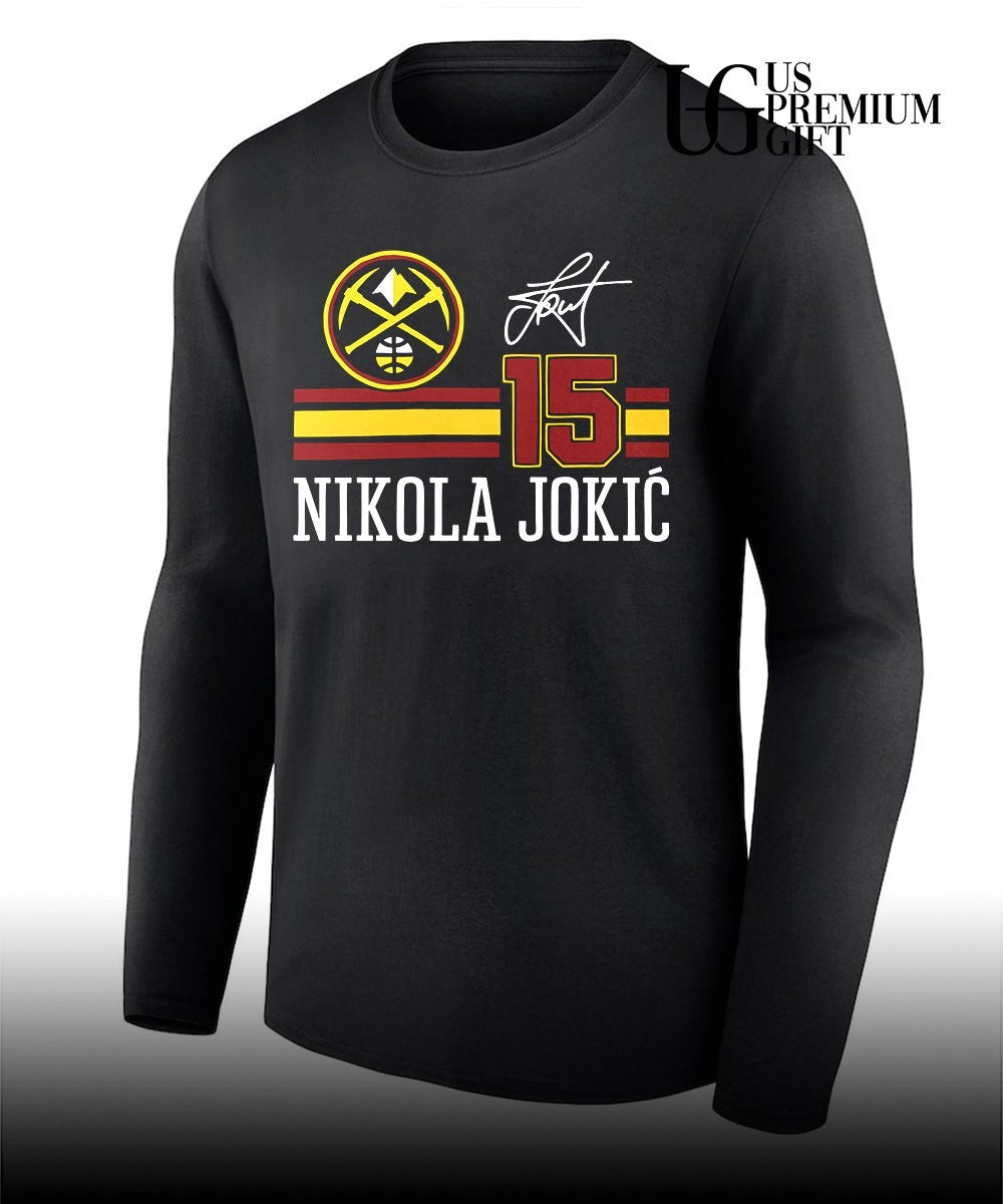 Nikola Jokic 15 player Denver Nuggets NBA signature shirt