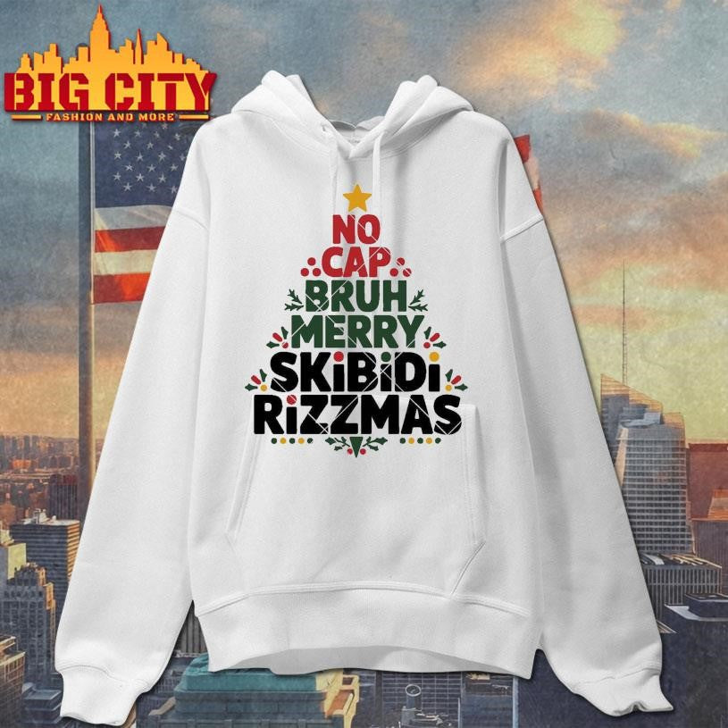 No Cap Bruh Merry Skibidi Rizzmas Shirt