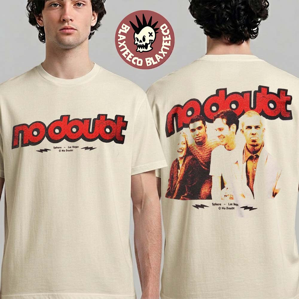 No Doubt Live At Sphere Las Vegas Concert Merch Tee On May And June 2026 Retro Red Logo T-Shirt