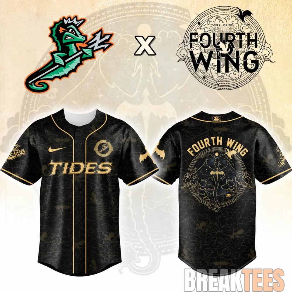 Norfolk Tides Fourth Wing Night 2026 MiLB Game Jersey