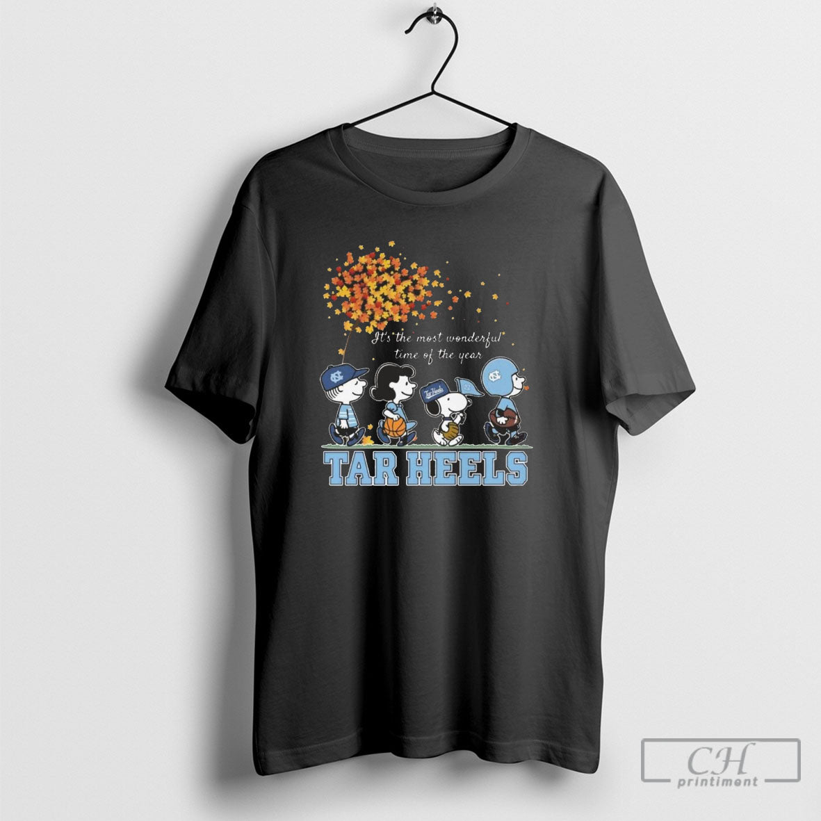 North Carolina Tar Heels The Peanuts Its The Most Wonderful Time Of The Year Autumn