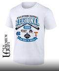 North Carolina Tar Heels and VCU Rams and East Carolina Pirates Tennessee Volunteers 2026 NCAA Division I Baseball Regional Road to Omaha shirt