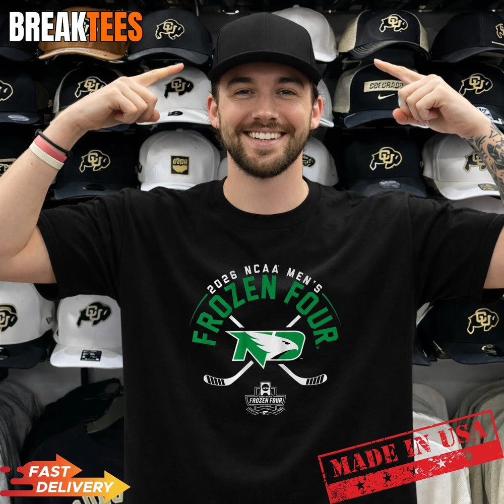 North Dakota Men’s Hockey 2026 Frozen Four T-Shirt