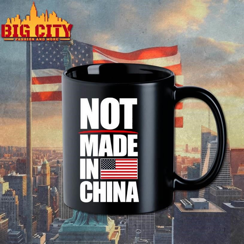 Not Made in China American Flag shirt