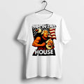 Not In This House George Washington Holding Karl Marx Eagle Flag Tshirts Sweater