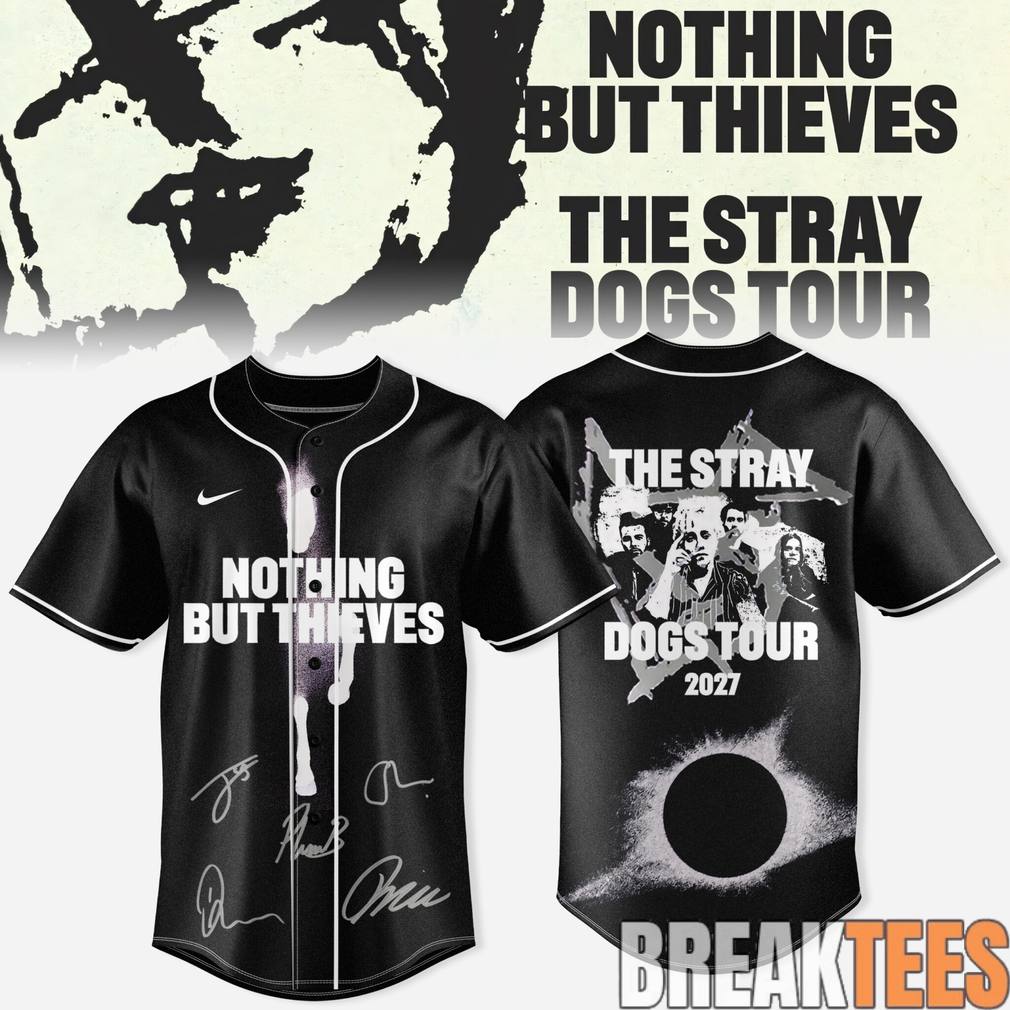 Nothing but Thieves The Stray Dogs Tour 2026 Eclipse Baseball Jersey