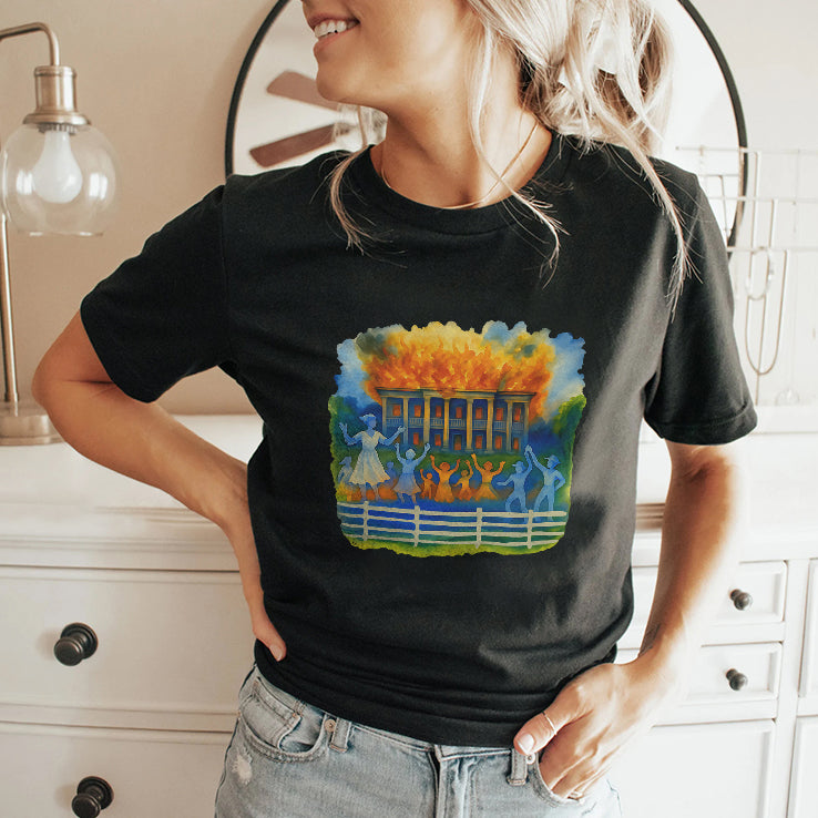 Nottoway Plantation Fire Juneteenth 1865 Shirt