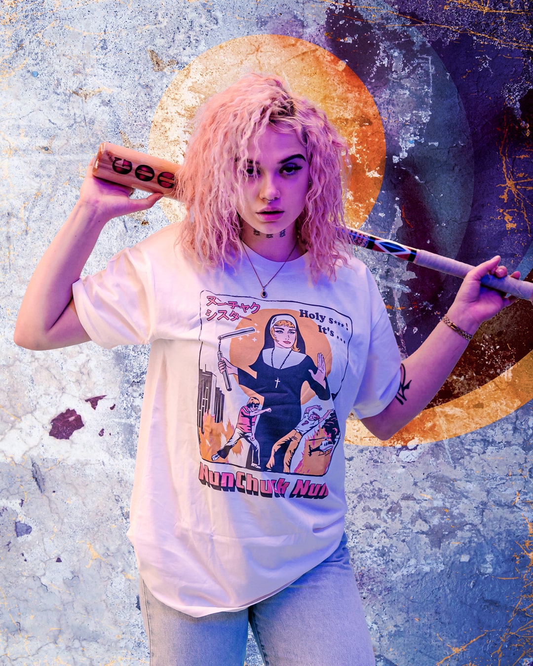 Nunchuck Nun T-Shirt