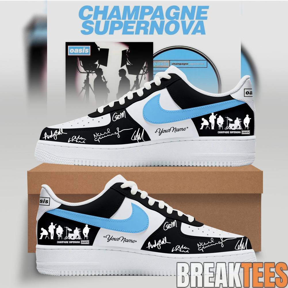 OASIS 30 years of ”Champagne Supernova” Exclusive AF1 Sneaker
