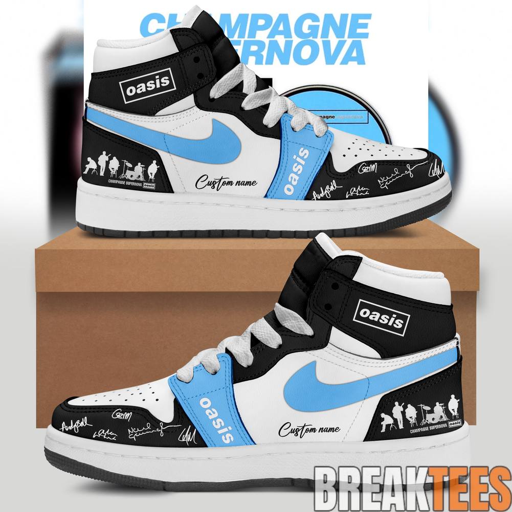 OASIS 30 years of ”Champagne Supernova” Exclusive AJ1 Sneaker