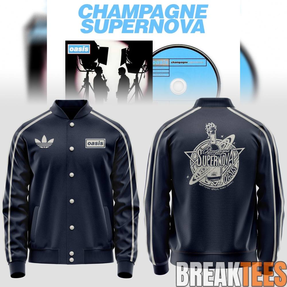 OASIS 30 years of ”Champagne Supernova” Exclusive Bomber Jacket