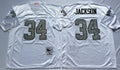 Oakland Raiders #34 Bo Jackson Throwback Style 2