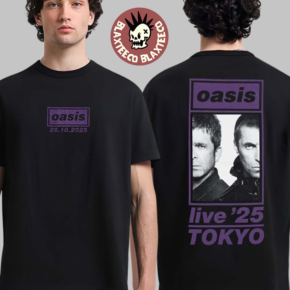 Oasis Live 25 Tokyo On October 26 2025 Merch T-Shirt