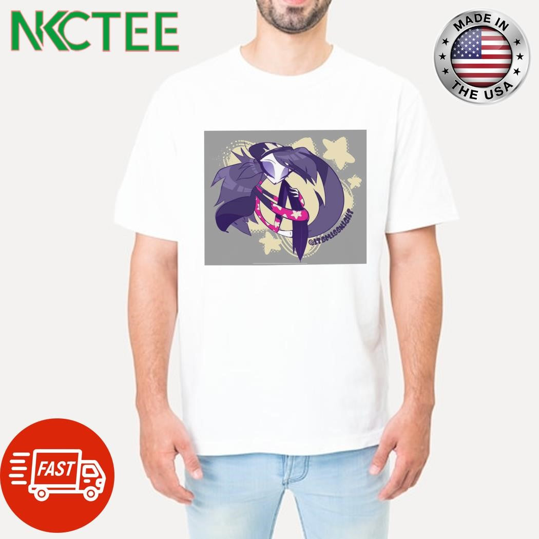 Octavia Helluva Boss circle graphic shirt