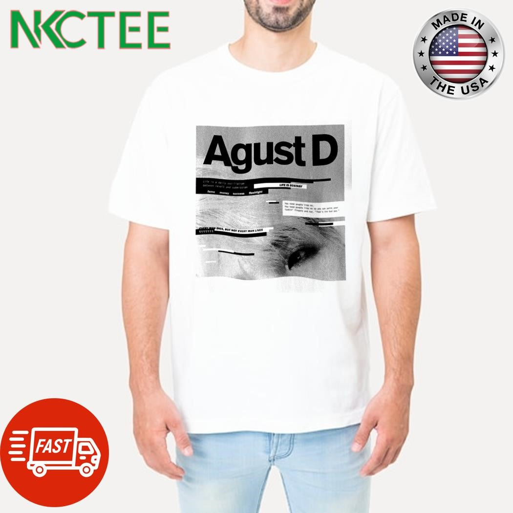 Official Agust D Album Bts-half-sleeve shirt