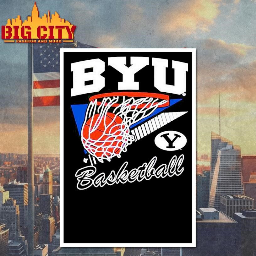 Official BYU Basketball retro swish Shirt