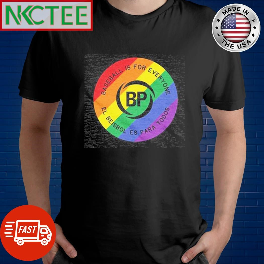 Official Baseball is for Everyone – Pride LGBT BP circle shirt