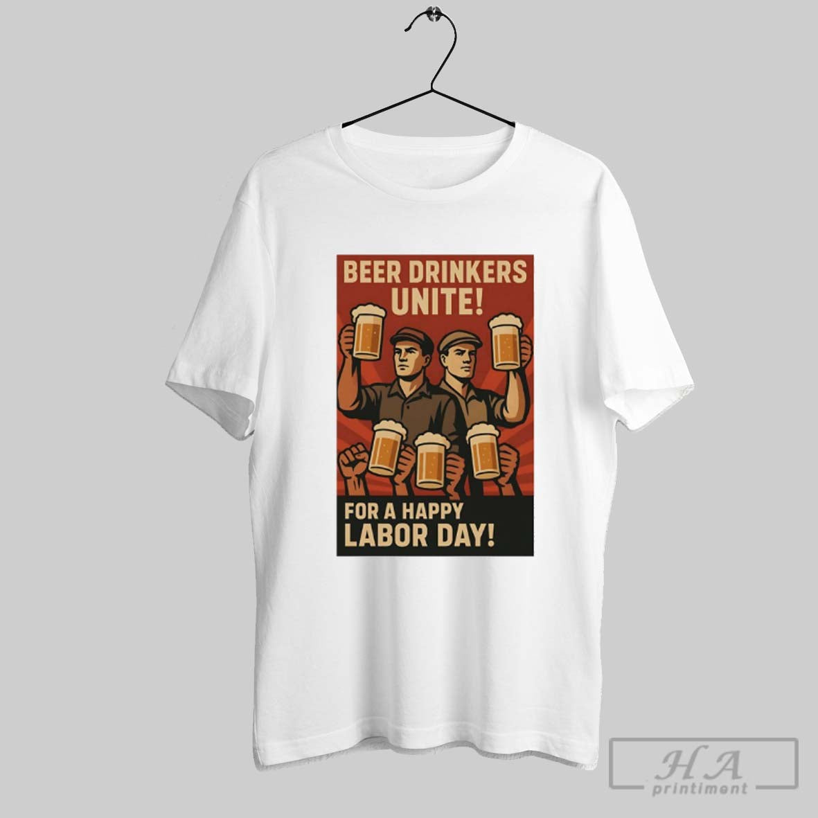Official Beer Drinkers Unite For A Happy Labor Day T Shirt