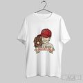 Official Born And Raised Phillies Fan Young Kid Baseball Glove Posters White