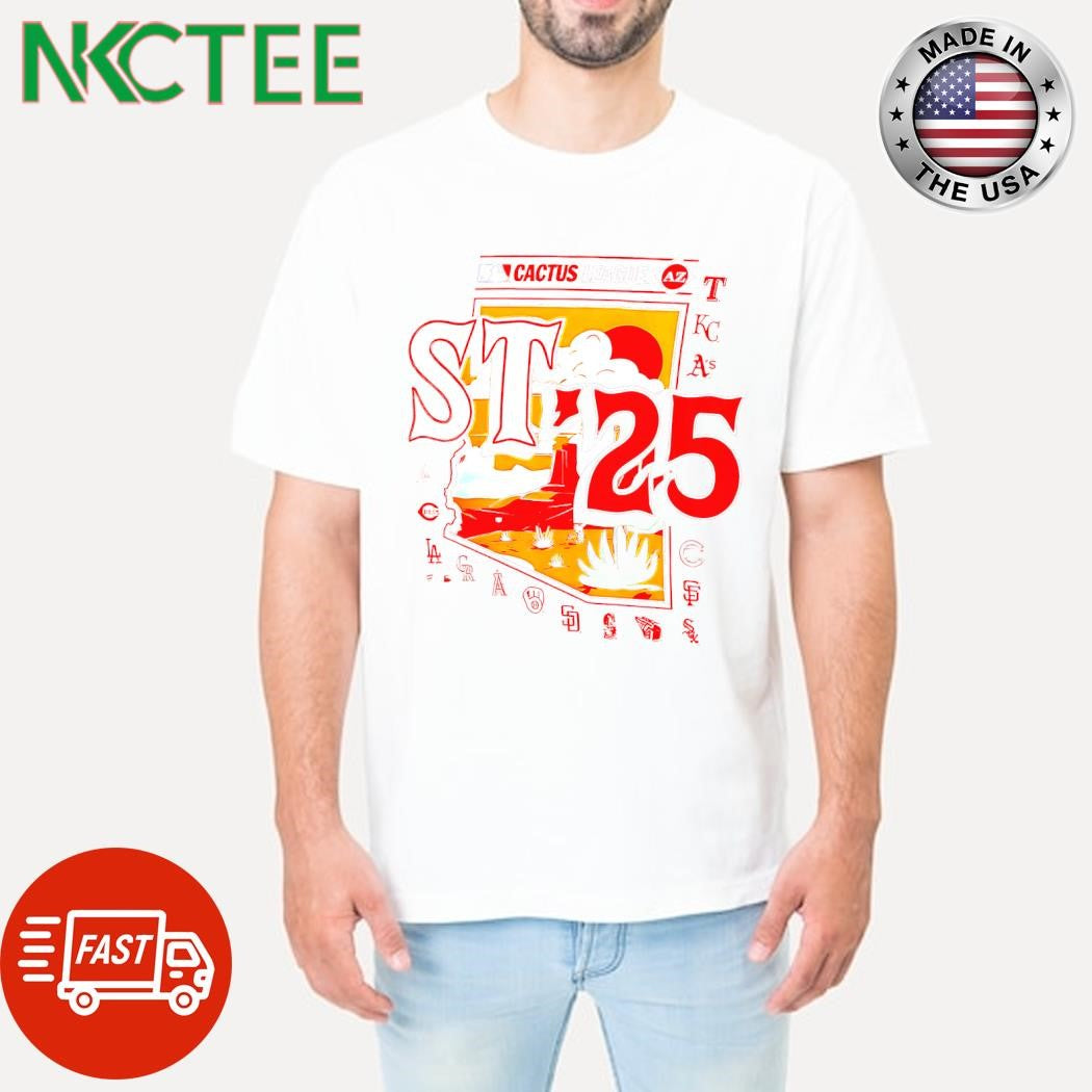 Official Cactus league AZ ST ’25 all team logo shirt
