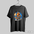 Official Charmander Playing Keyboard With Heavy Metal And Fire Posters Black