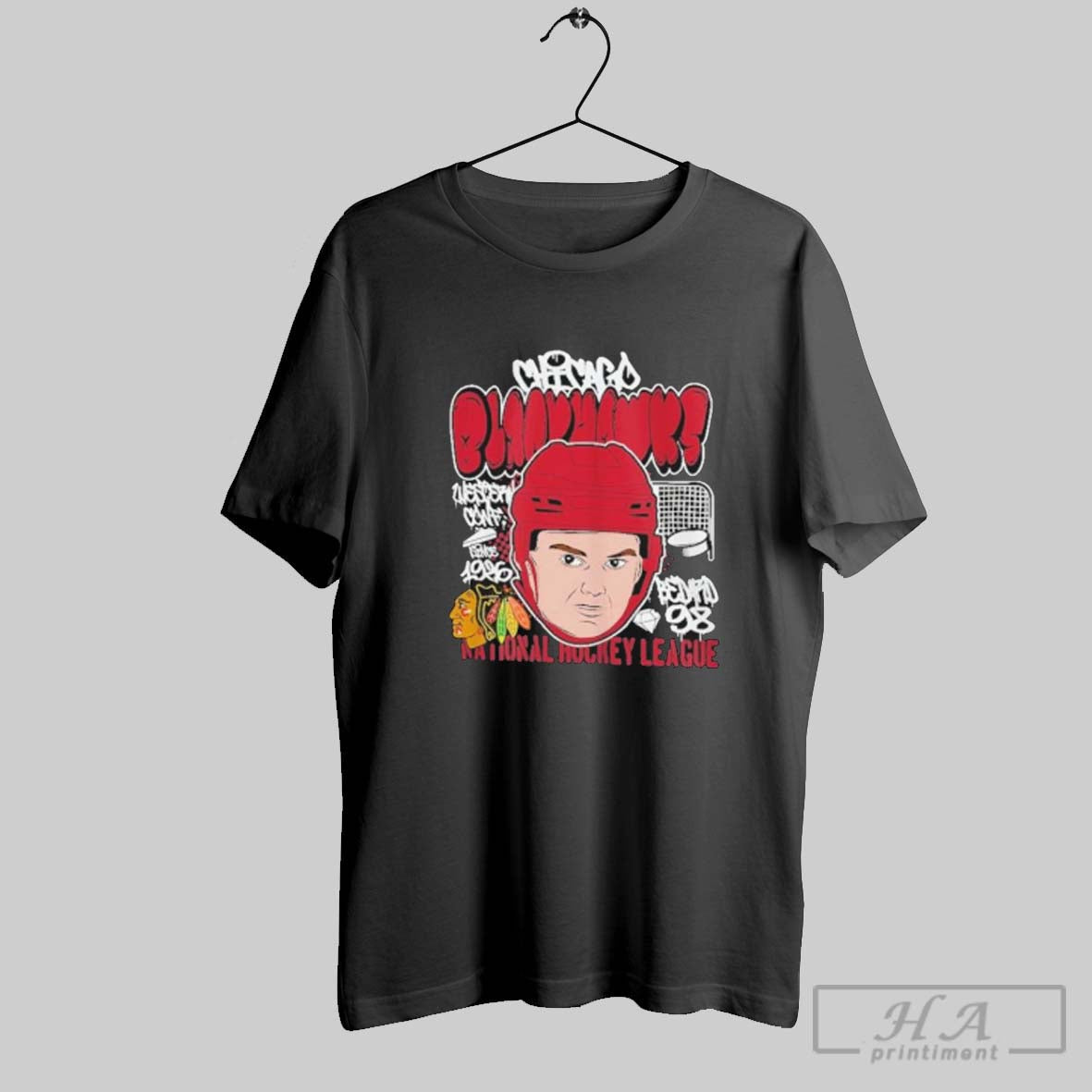 Official Connor Bedard Chicago Blackhawks Caricature