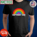 Official Copyright God rainbow shirt