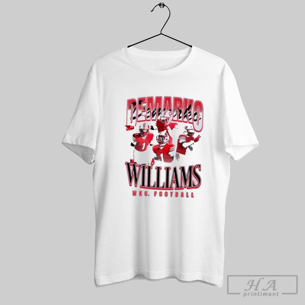 Official Demarko Williams Retro 90s Graphic Wku Football
