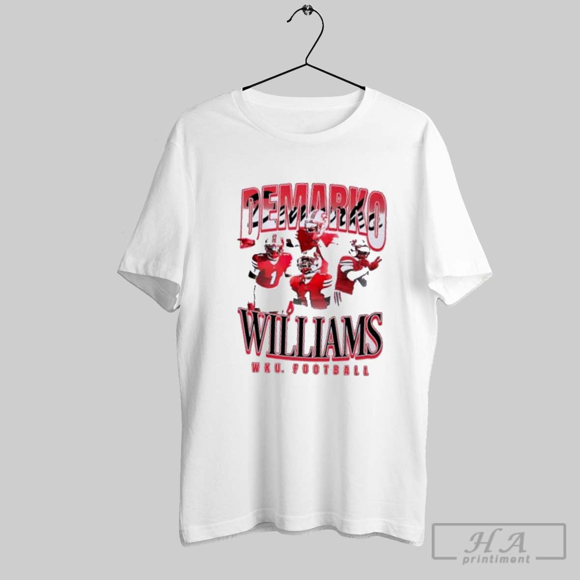 Official Demarko Williams Retro 90s Graphic Wku Football