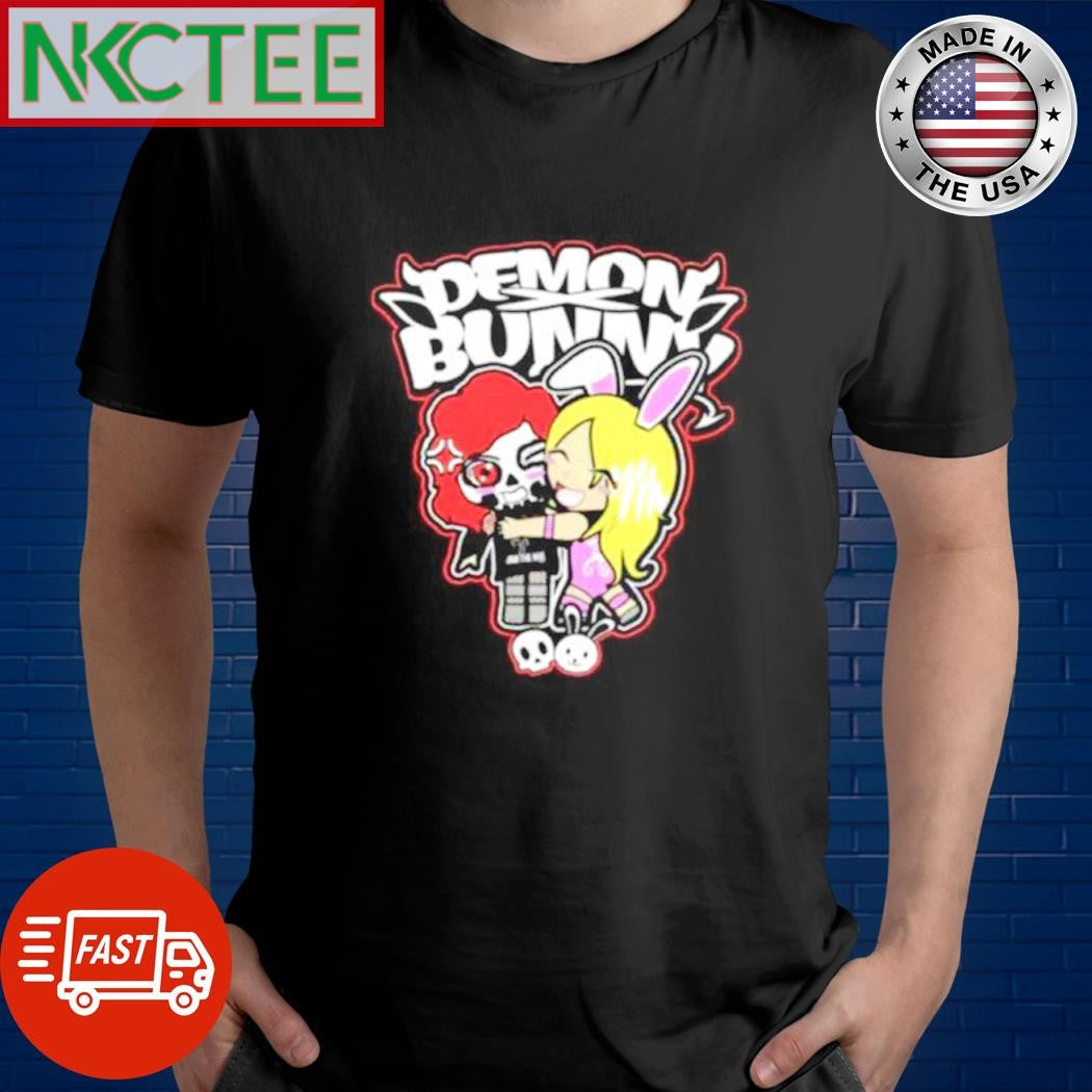 Official Demon bunny graphic shirt