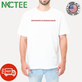 Official Depressed in monegasque text shirt