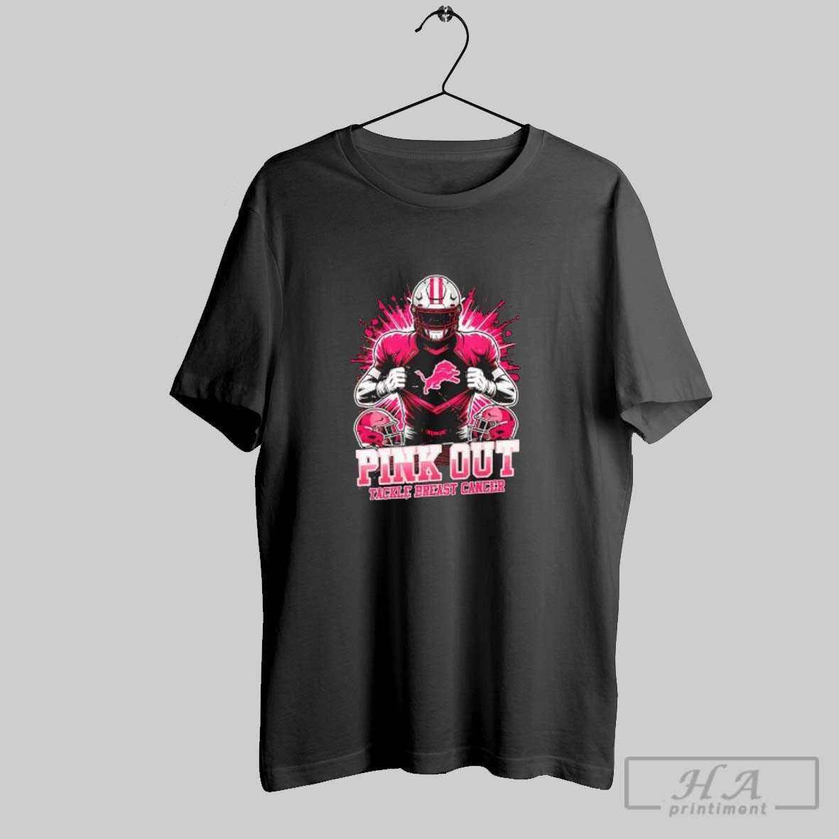 Official Detroit Lions Pink Out Tackle Breast Cancer