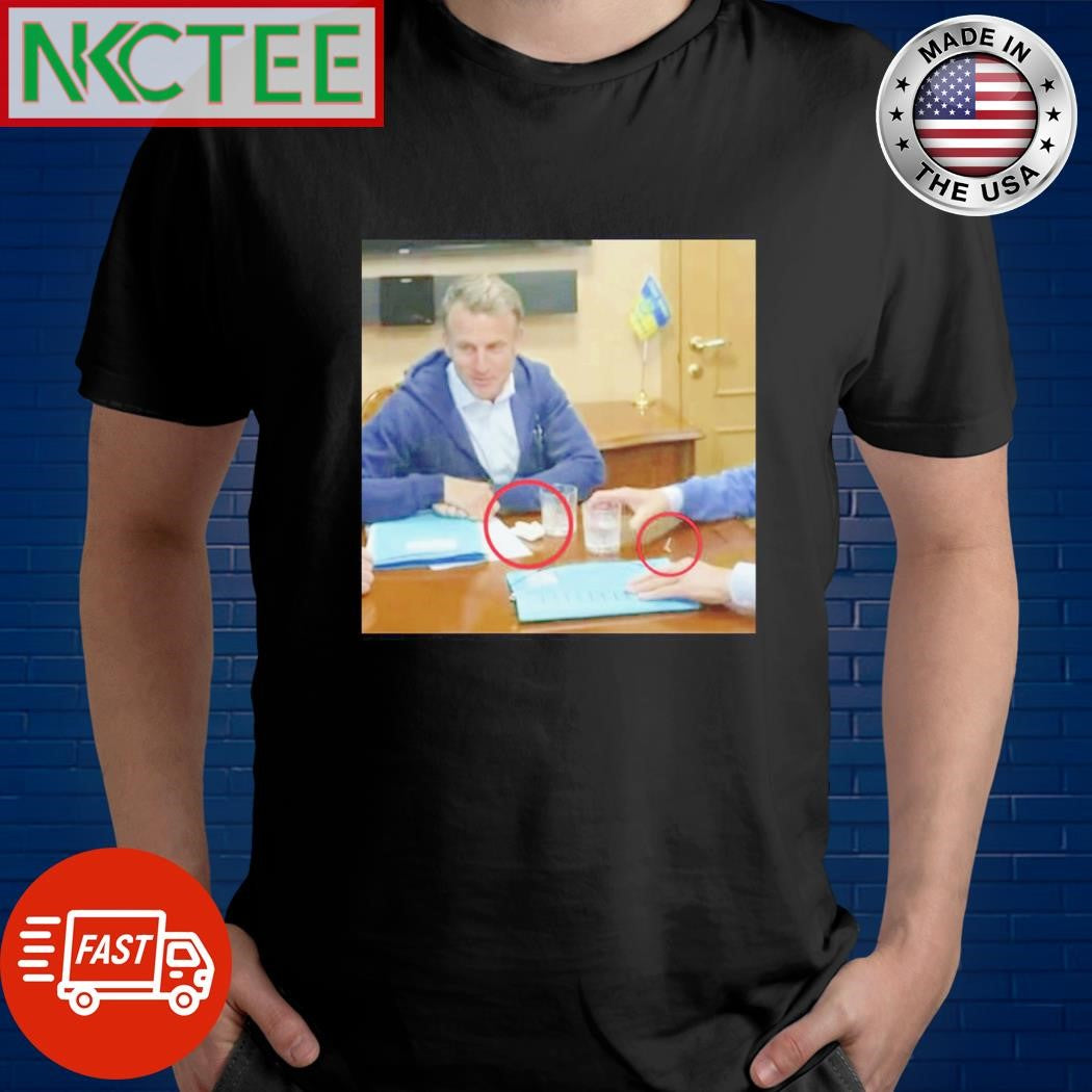 Official Emmanuel Macron cocaine shirt