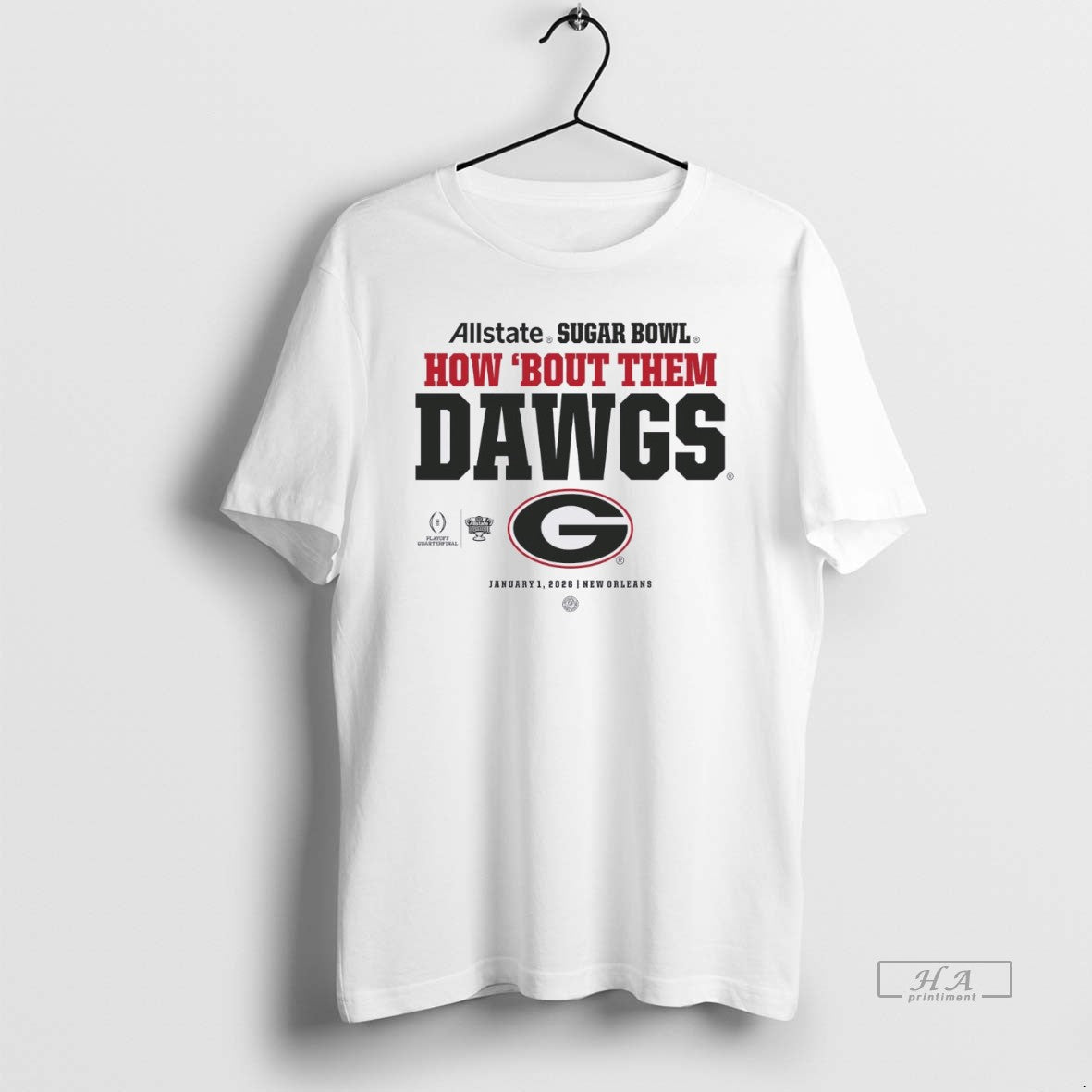 Official Georgia Bulldogs 2026 Allstate Sugar Bowl How Bout Them Dawgs Christmas