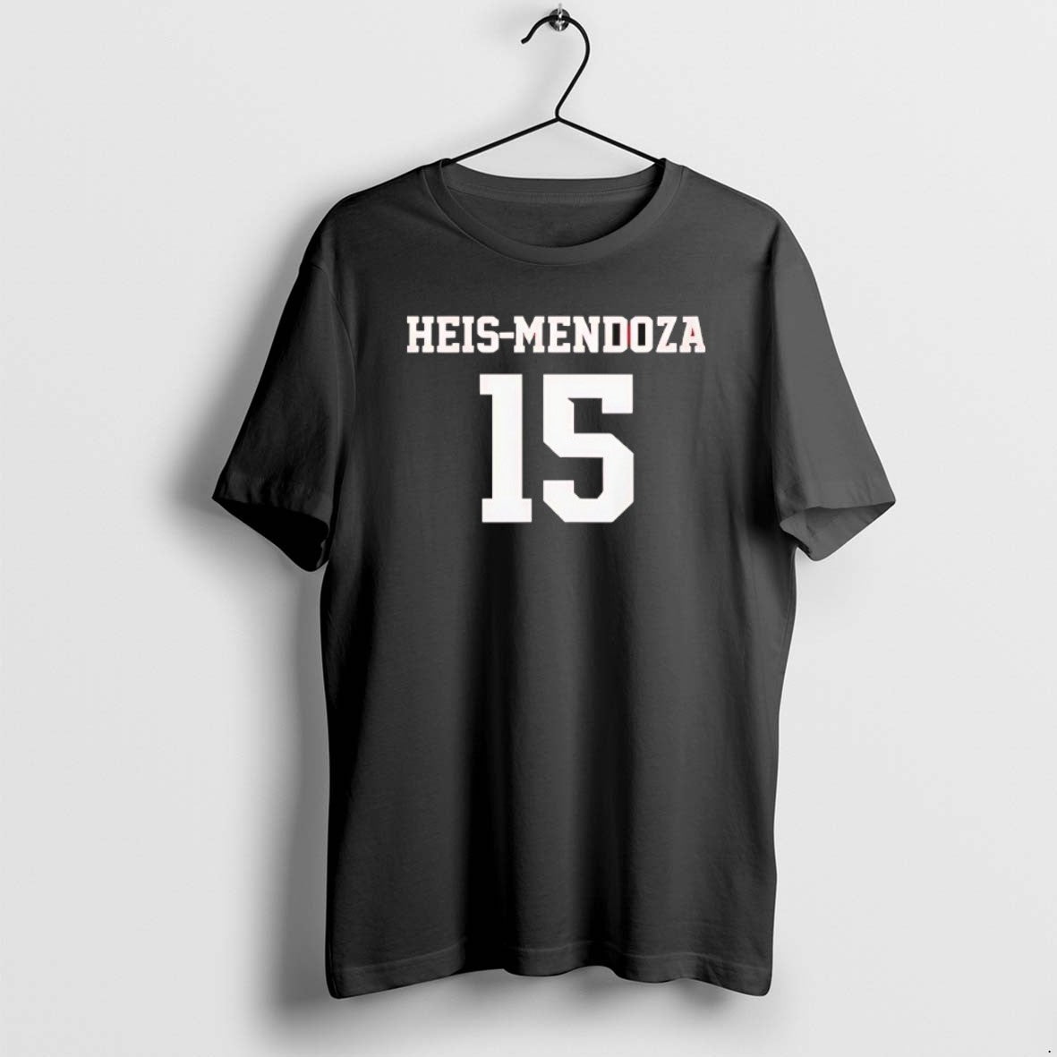 Official Heis Mendoza 15 Fernando Mendoza Signature Back