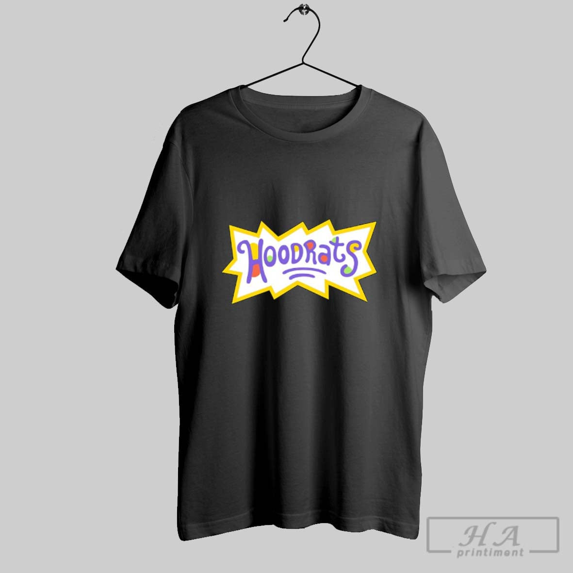 Official Hoodrats X Rugrats Logo Parody