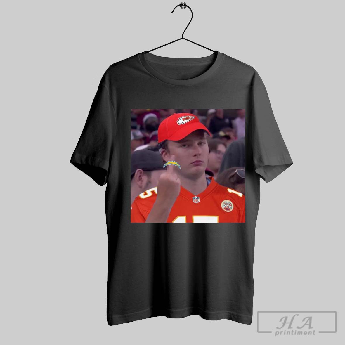 Official Kansas City Chiefs Fan Middle Finger