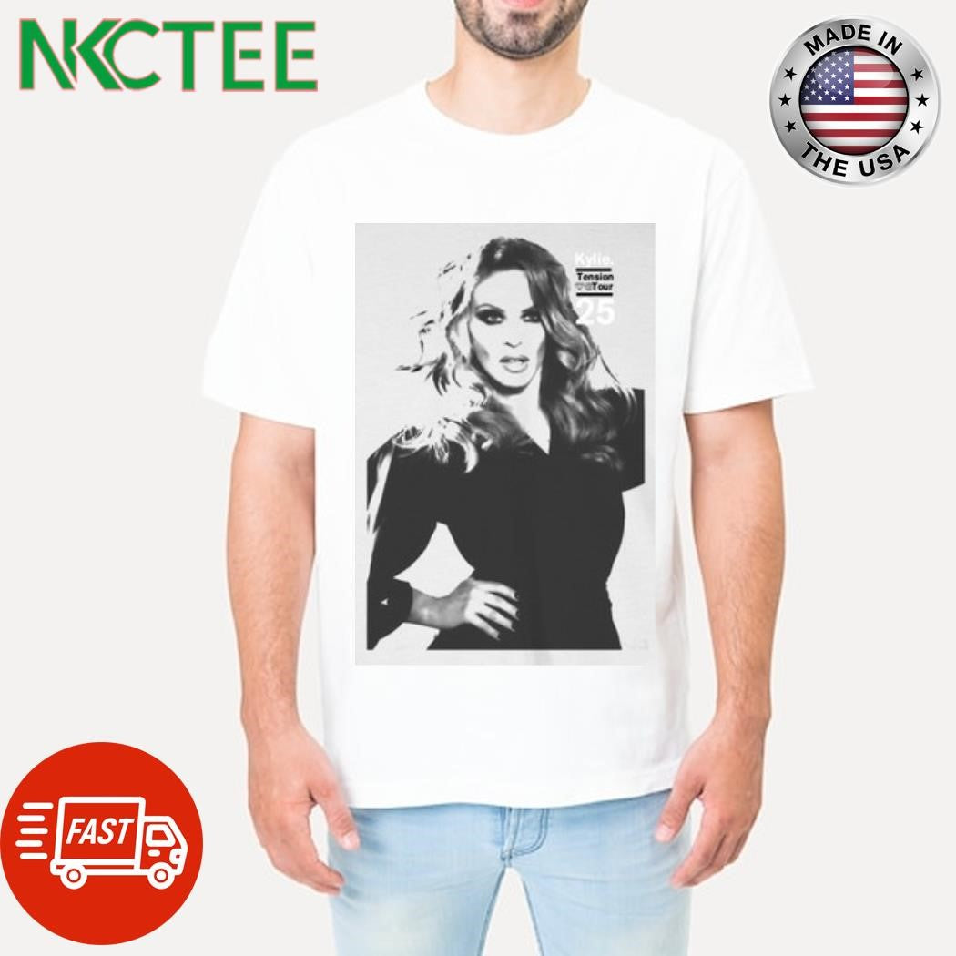 Official Kylie Tension tour 2025 Photo shirt
