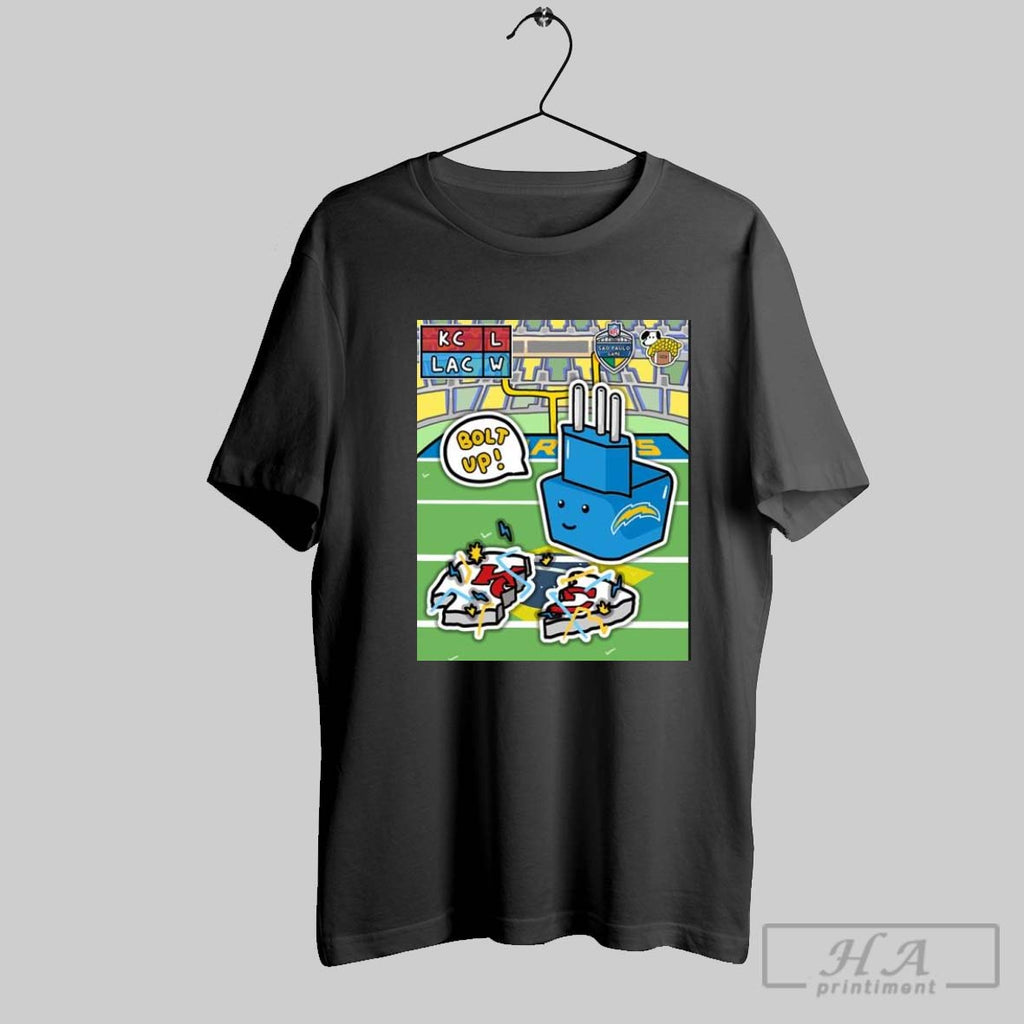 Official Los Angeles Chargers Win 27 21 Kansas City Chiefs 2025 Game Day Shirt Tee