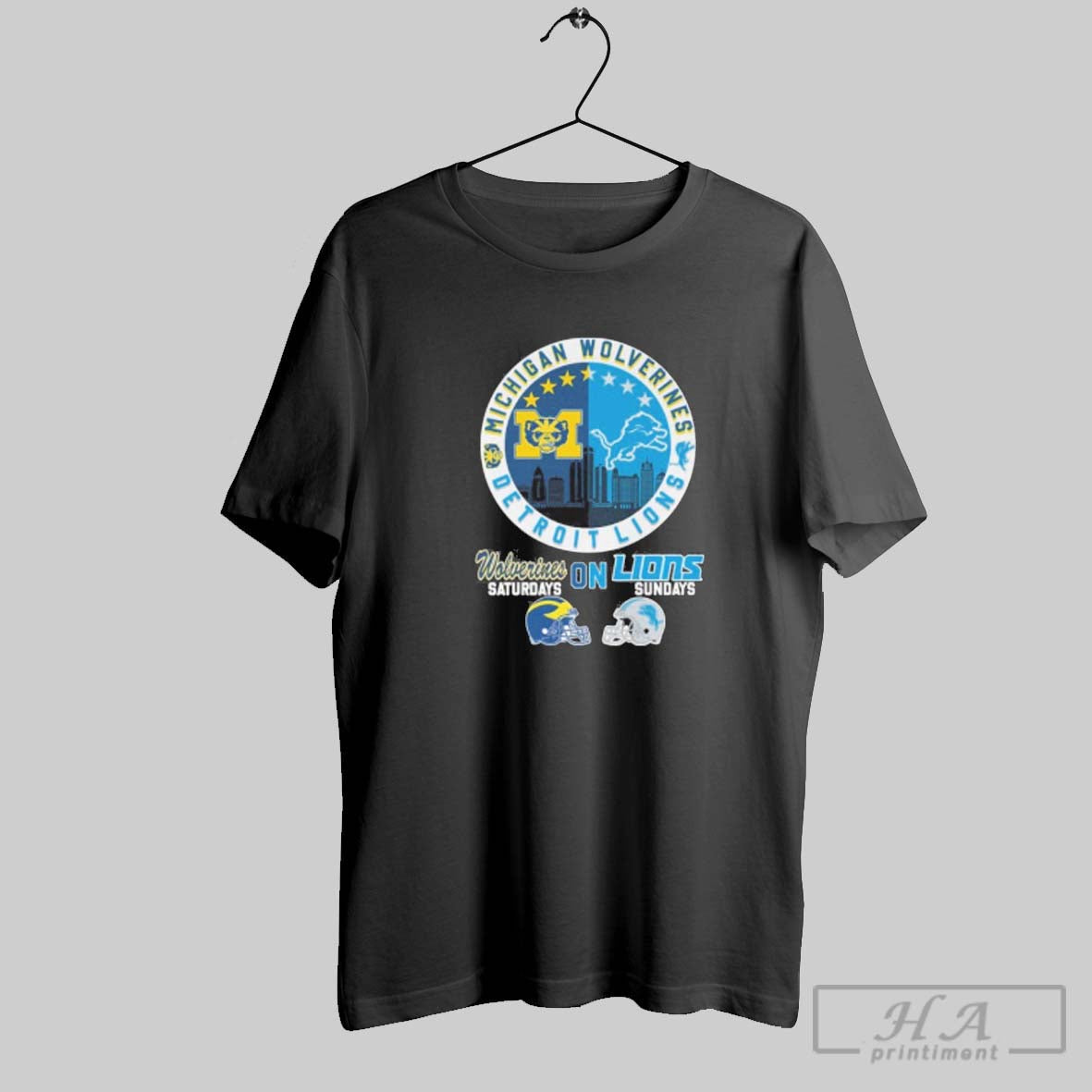 Official Michigan Wolverines Saturdays On Lions Sundays