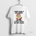 Official Minion Santa I Dont Have A Bad Temper I Just Dont Tolerate Fucking Bull