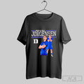 Official Nikolai Bull Jorgensen Illustrated Duke Soccer