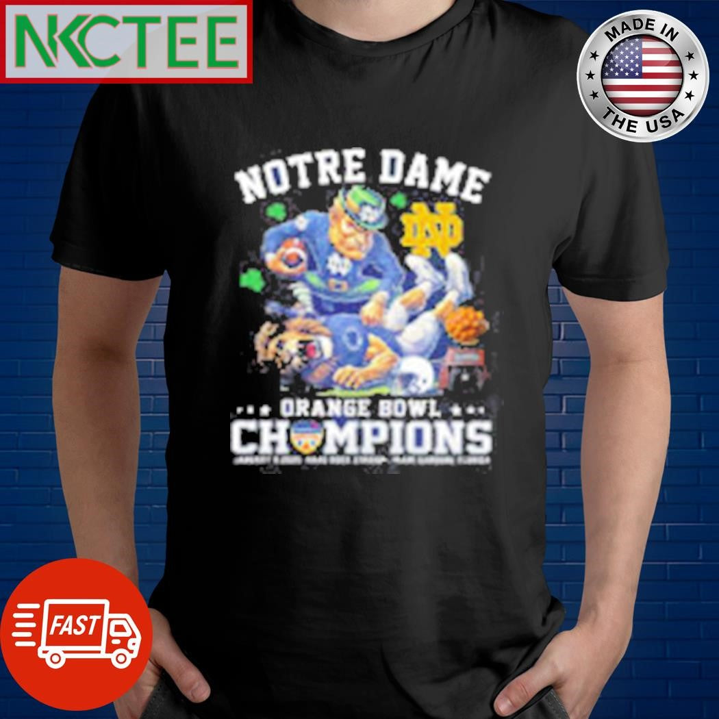 Official Notre Dame Orange Bowl Champions January 9 2025 Florida Shirt
