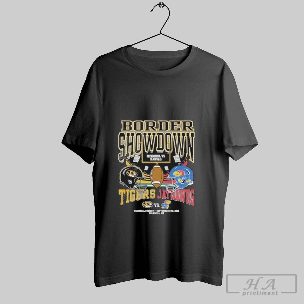 Official Official Gameday Missouri Vs Kansas September 6 2025 Duel Helmet Shirt Tee
