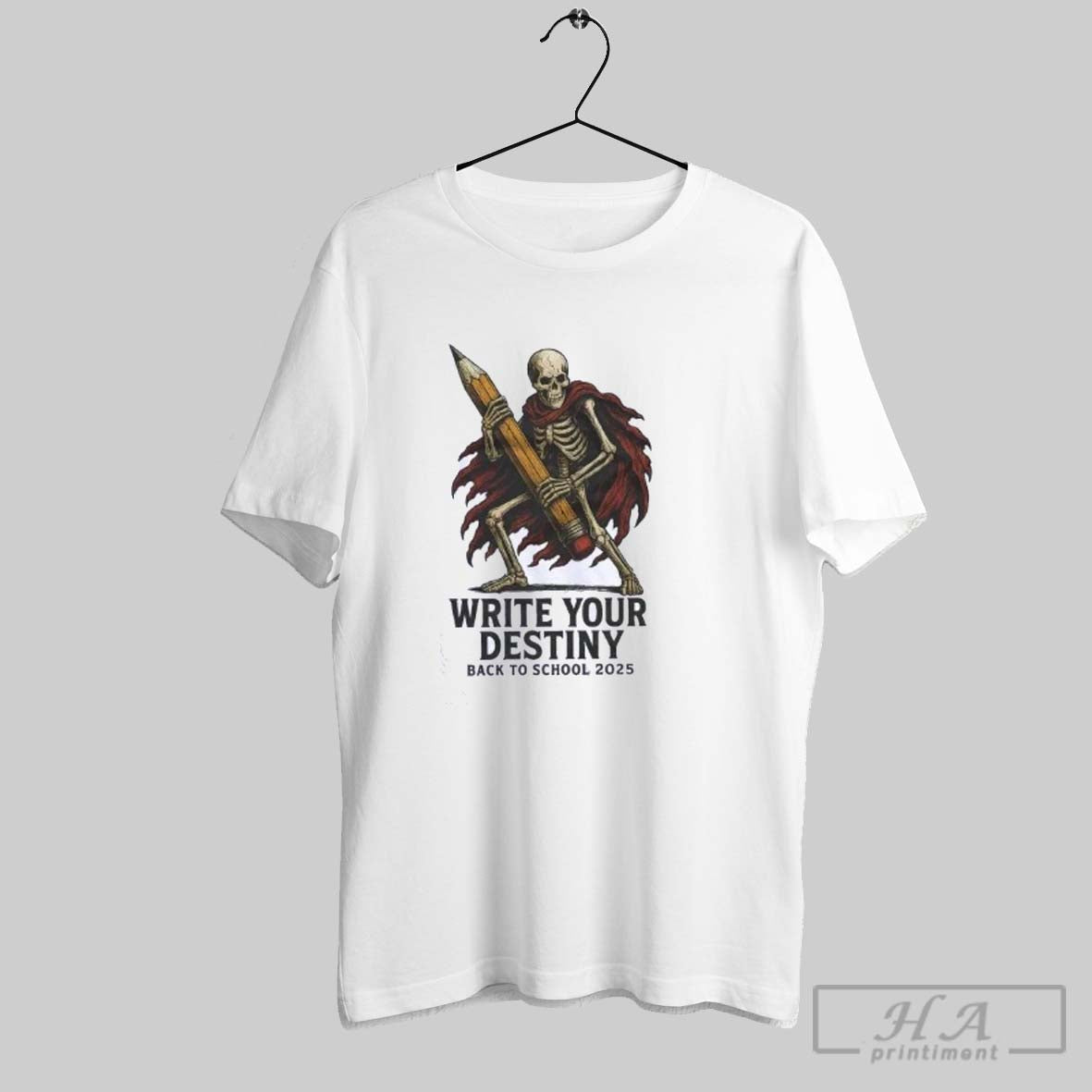 Official Official Skeleton Reading Write Your Destiny Back To School 2025 Shirts