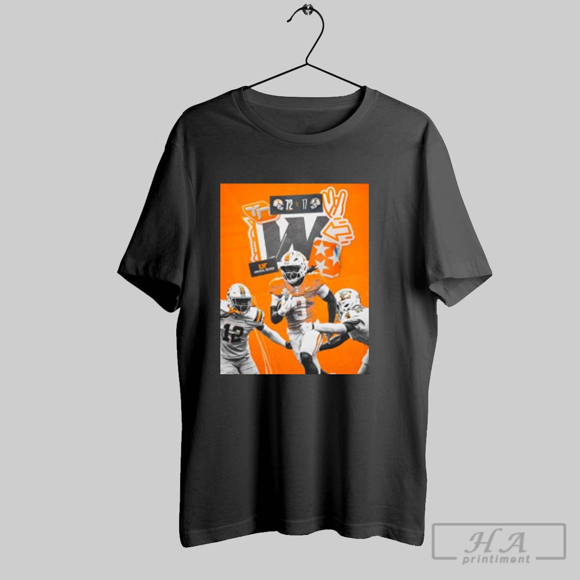 Official Official Tennessee Win 72 17 East Tennessee State Poster