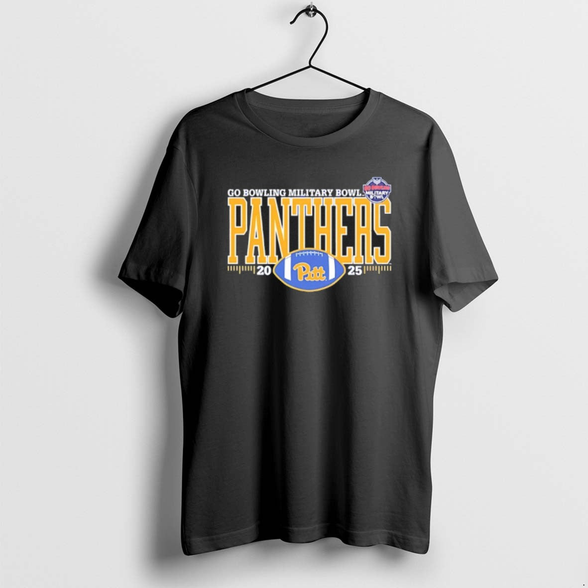 Official Pitt Panthers 2025 Go Bowling Military Bowl Football