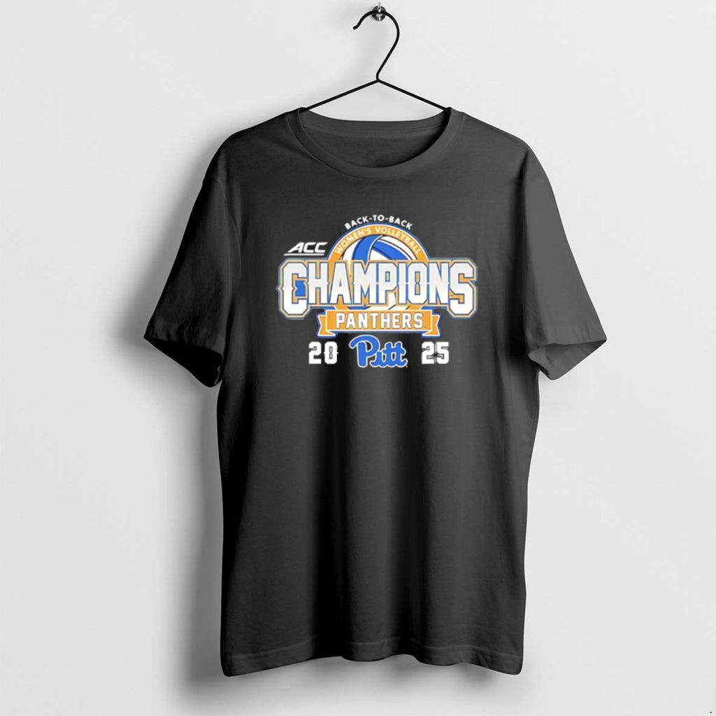 Official Pitt Panthers Back To Back 2025 Acc Womens Volleyball Championship