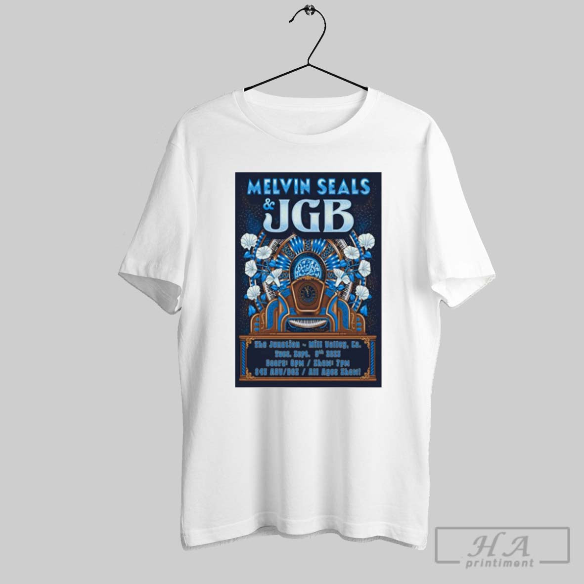 Official Poster Melvin Seals And Jgb September 9 2025 Junction Beer Garden In Mill Valley