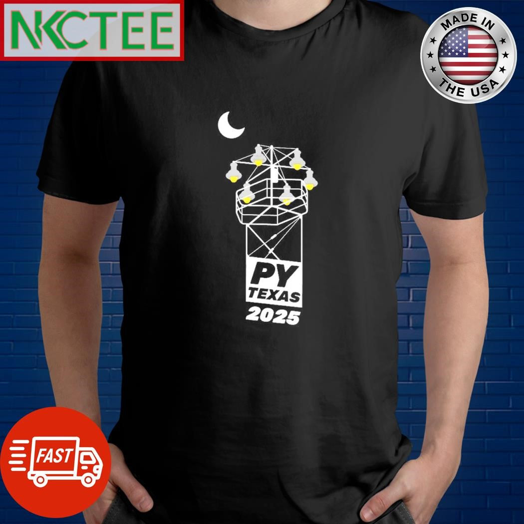 Official Py Texas 2025 moon shirt